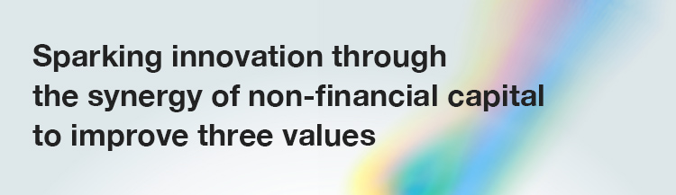 Sparking innovation through the synergy of non-financial capital to improve three values