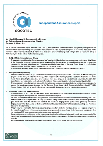 Independent Assurance Report1