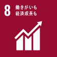 SDG 8 働きがいも経済成長も